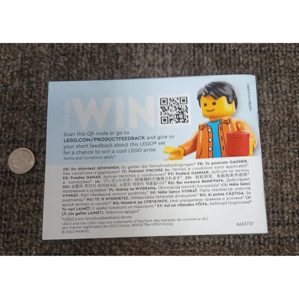 Lego product instruction
